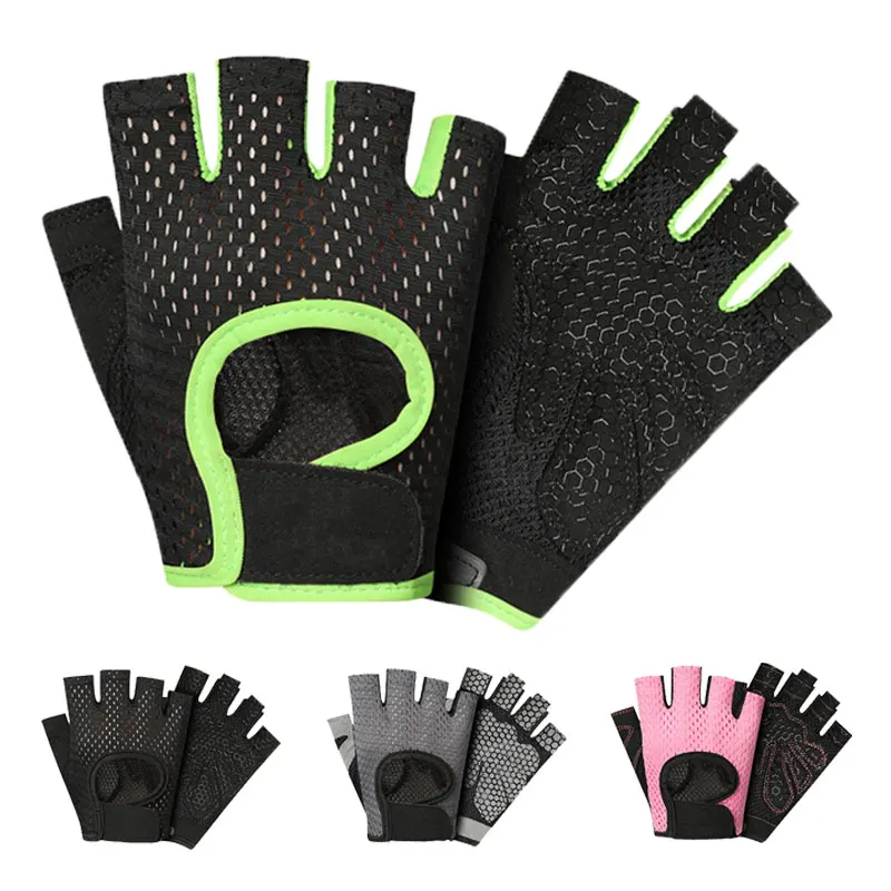 Men Women Yoga Training Body Building Light Athletic Workout Gym Half Finger Weight Lifting Fitness Gloves