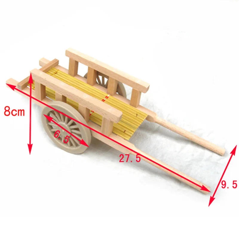Large row car small trailer trolley model