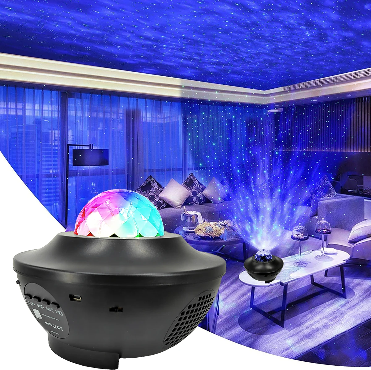 Hot Selling Model Led Star Projector Night Lamp Nebula Projector Starry Ocean Wave Projector star night light for Kids Room