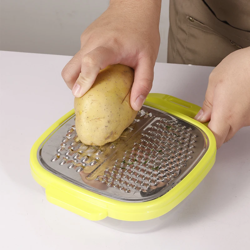 Multifunctional Box Grater Stainless Steel Kitchen Vegetable Tools Cheese Grater