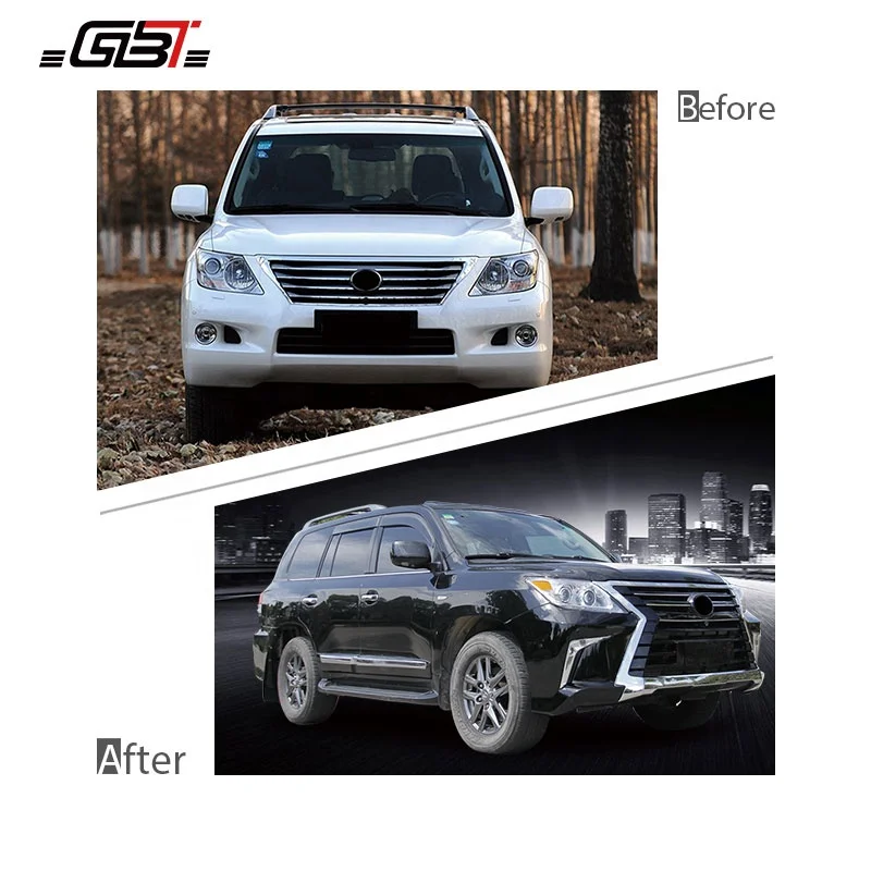 GBT Manufacture Fast Shipping Trendy Products Upgrade Grillee Bodykit For 2008-2015 Lexus LX570 Grille Facelift Model