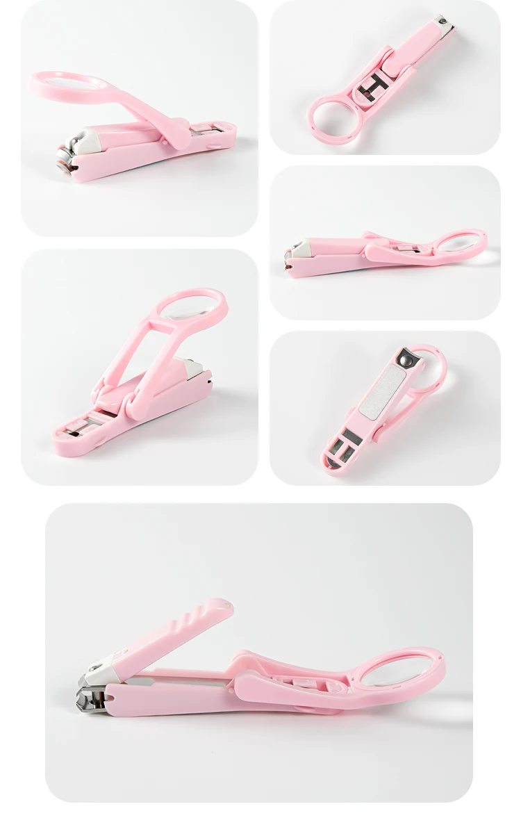 Wingether Amazon Hot Sell In Stock Professional Stainless Steel Magnifier Nail Clipper Nail Clipper Nail Cutter Clipper