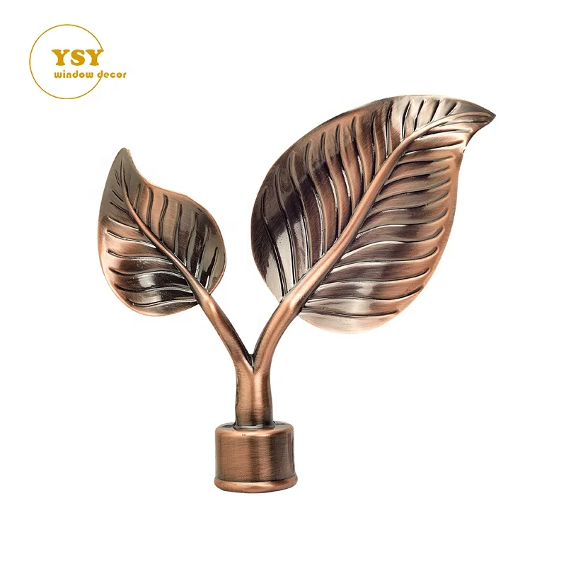 Window Curtain Rod Cap Finials Decorative Pole Finials End Caps Window Rod Stoppers 1.1inch