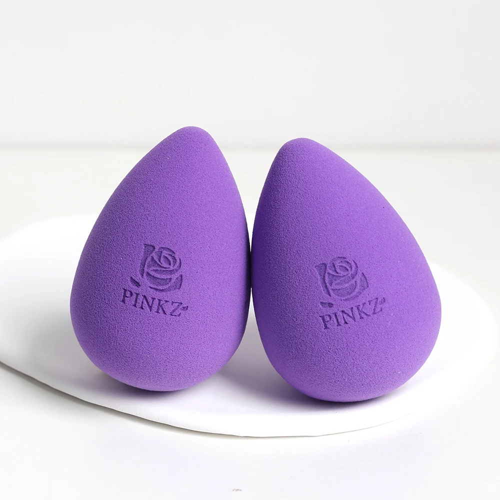 Pinkz Purple Series Private Label Ultra Soft Formula Makeup Sponge Blender Set Foundation Use Makeup Sponges Wholesale