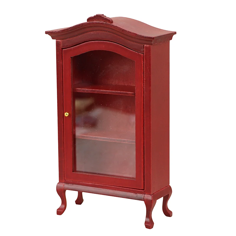 1:12 Dollhouse Model Miniature Collection Cabinet Mini Furniture Cabinet Simulation Furniture Display Cabinet