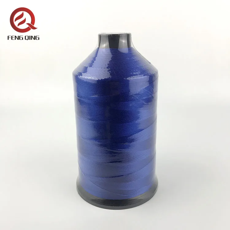 high tenacity 100% polyester sewing thread 120d/2, dyed embroidery thread