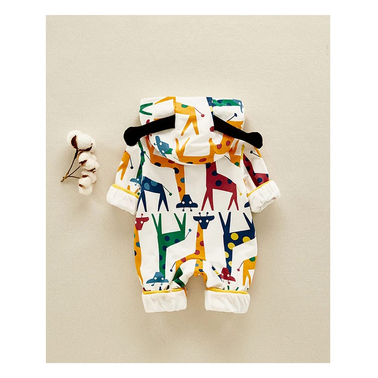 
Newborn Baby Clothes Baby Boys and Girls Jumpsuit Autumn and Winter Baby Romper 