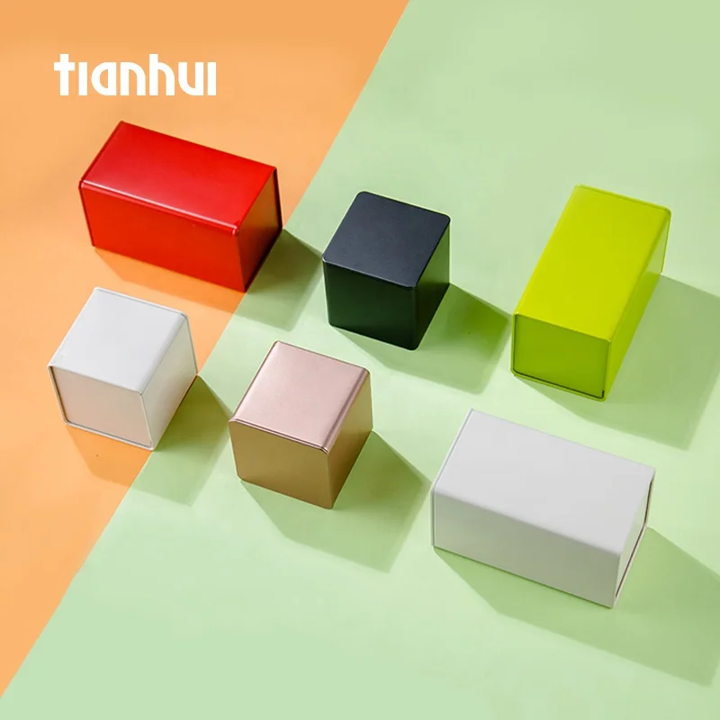 Food Grade Christmas Empty Containers Can Metal Box Cookies Tins