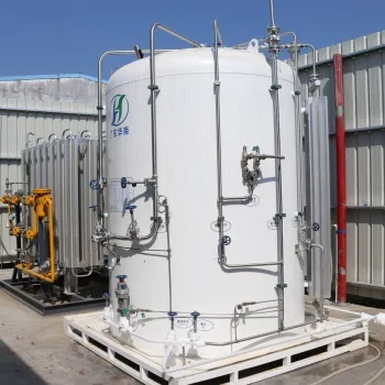 3m3- 5m3 Stainless steel  micro cryogenic  bulk  tank cryogenic liquid  pressure vessel for gas filling