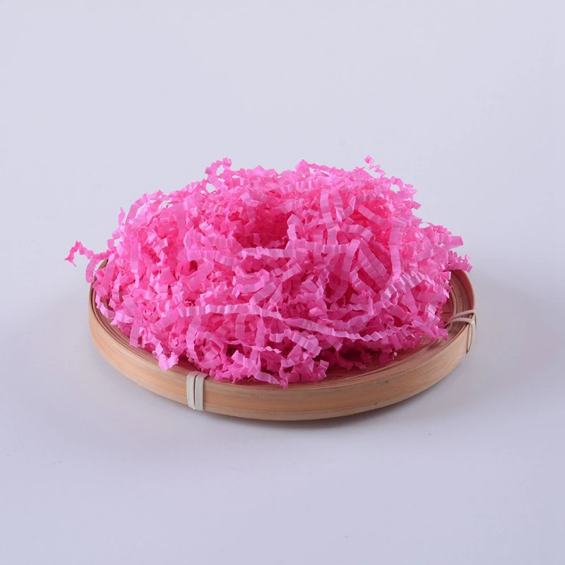 20GSM YS-032 Melon Yellow Wrapping Paper Shredded 100% Recycled Void Fill Kraft Paper
