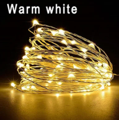 Luces decorativas 2M/5M/10M photo clip USB solar fairy lights lights outdoor christmas decoration curtain led fairy string light