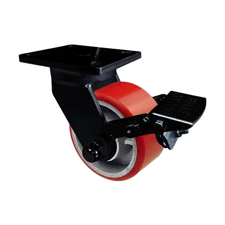 WBD heavy duty castor 1.5 ton 12 inch 300mm caster wheel PU caster wheels