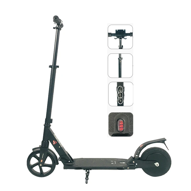 Manufacture Cheap 8 Inch 150W Folding 2 Wheels Portable Electric Scooter For Adults