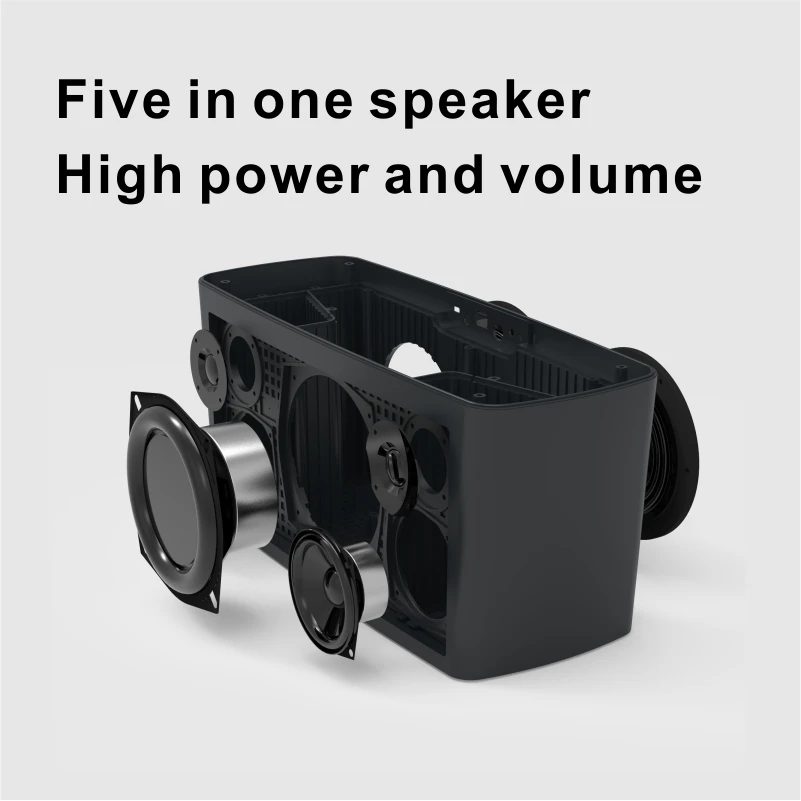 K3 KARAOKE wireless portable speaker, perfect sound quality, RGB light, 21700 power cell for outdoors