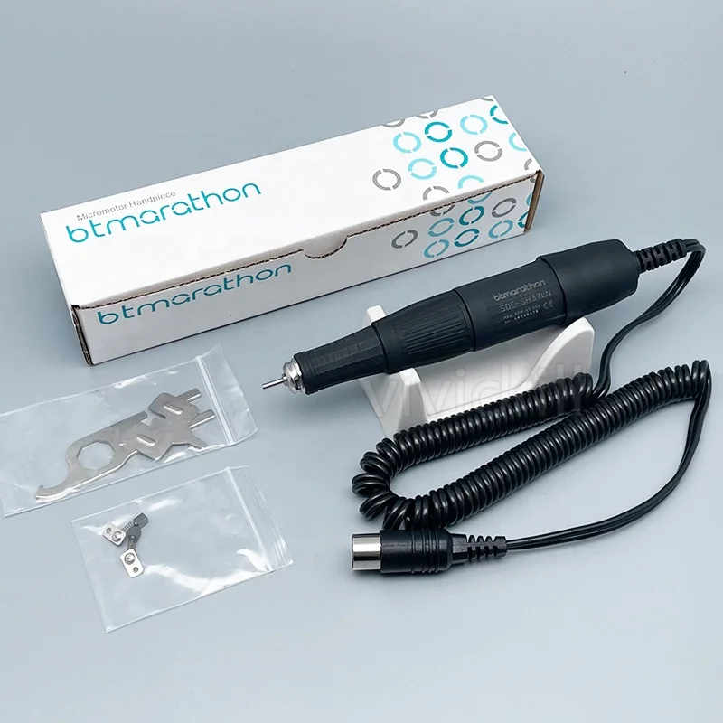 btmarathon H37LN micromotor nail drill  handpiece 45000 rpm drill for nails OEM private label customized
