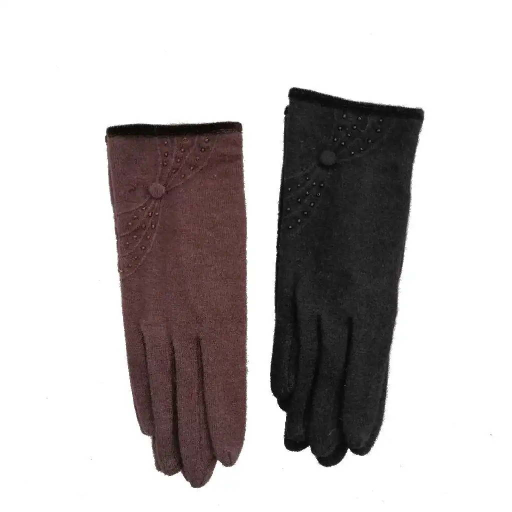 
Warm female winter custom fitted ladies outdoor fashionable dress gloves 