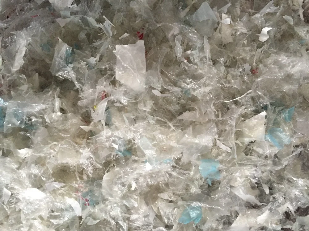 Industrial Waste Film Bottle Bag Strap Recycling Double Shaft Plastic Shredder for Sale