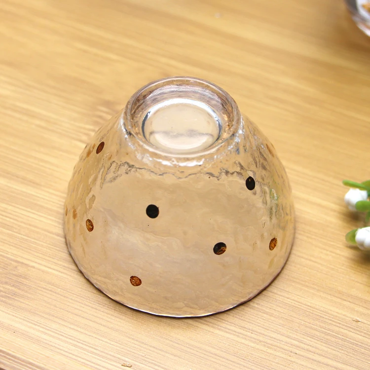 Phnom Penh Hammer Pattern Transparent Glass Household Cup Set Coffee Cup Tea Cups