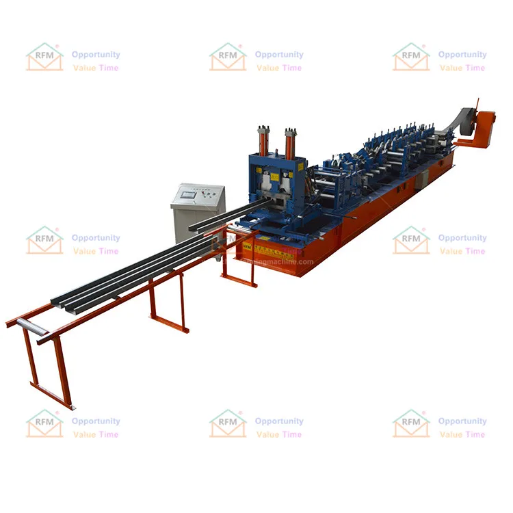 
Top Quality C Channel Roll Forming Making Equipment Interchanged Eave Guide Rails Line Sigma Purlin Machine Corrugating Machine 