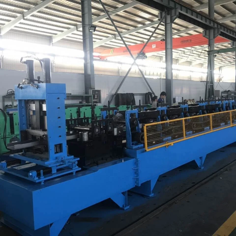 4mm thickness steel strip ZCU shaped purlin cold roll forming machine manufacturer