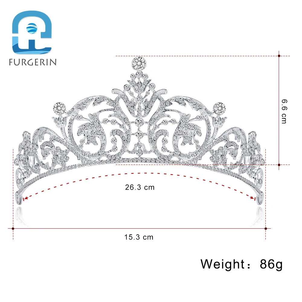 Big brand high-grade bride headdress crown fashion temperament diamond inlaid studio wedding dress accessories spot wholesale