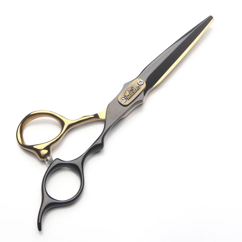 D9 Professional Gold 6.0 Inch Barber Hair Cutting Shear Salon Hairdresser Thinning Scissor Sharp Stainless Steel Straight Beauty