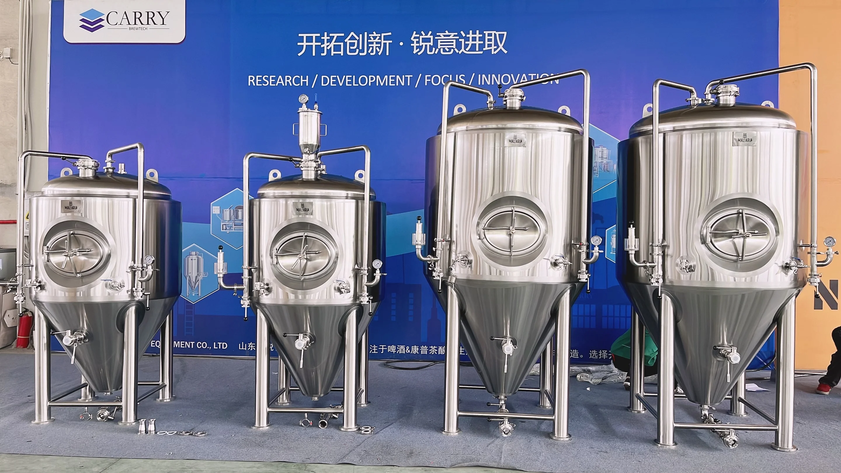 Beer Manufacturing Fermentation Tank 500l Strainless Steel Fermenting System Conical Fermenter for Stainless Steel Beer Brewing