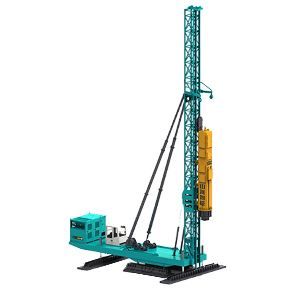 Diesel hammer pile driver machine