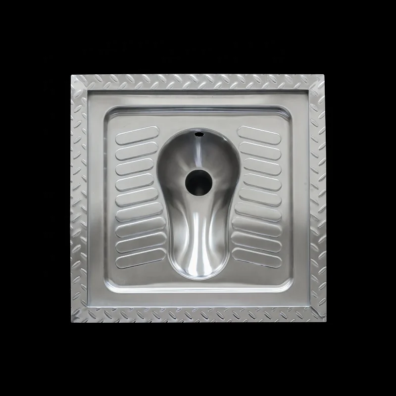 Китайский общественный Туалет Сифон 304 нержавеющей стали из приседания унитаз производитель