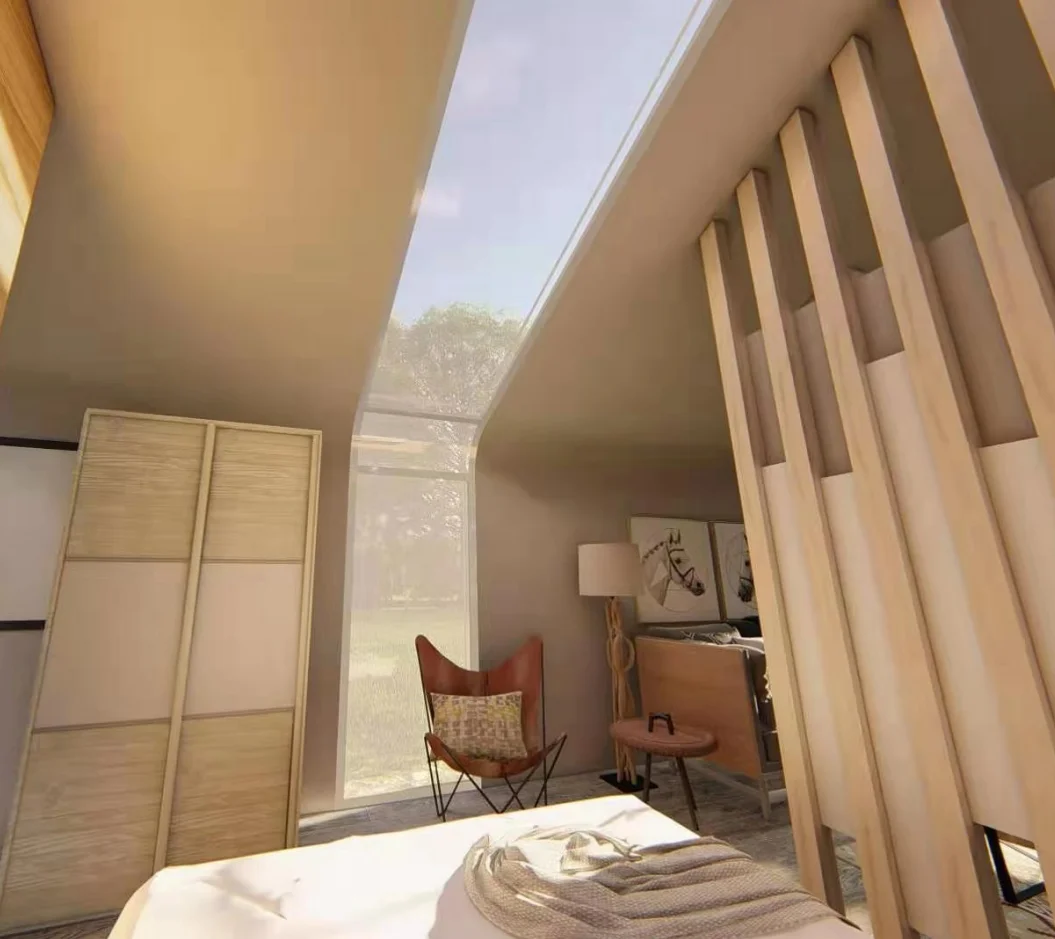 
villa luxury modular small portable cabin container house 2 bedroom 