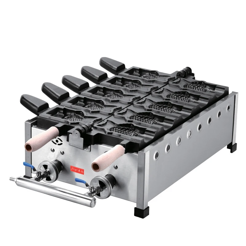 High Efficiency  products Top quality electric type fish waffle maker / taiyaki making machine