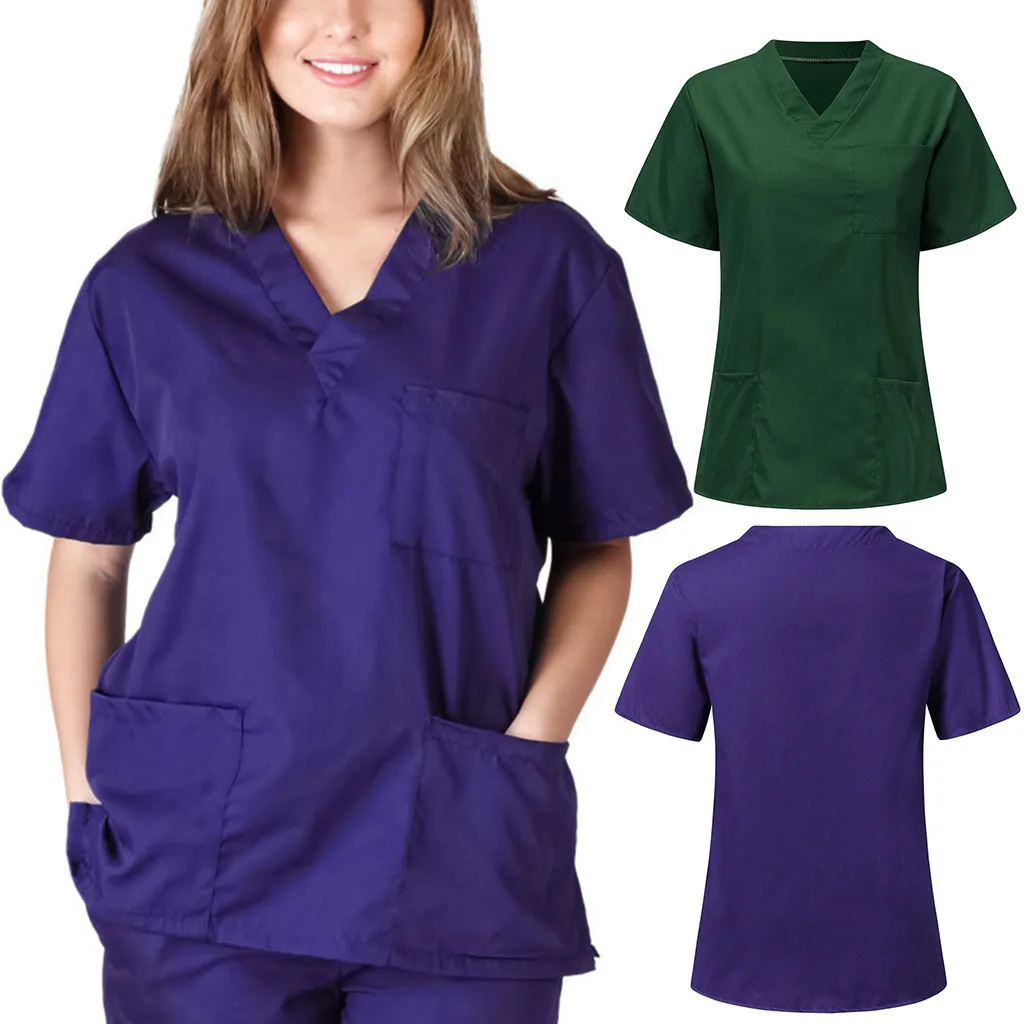 OEM Custom Best Quality Doctors And Nurses Female Scrub Nursing Uniform Sets Medical Scrub uniform scrubs