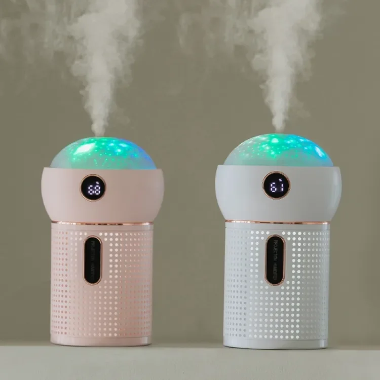 Best Selling Air Humidifier Wireless Large Capacity 630ml Cool Mist usb star sky projection night lamp air humidifier