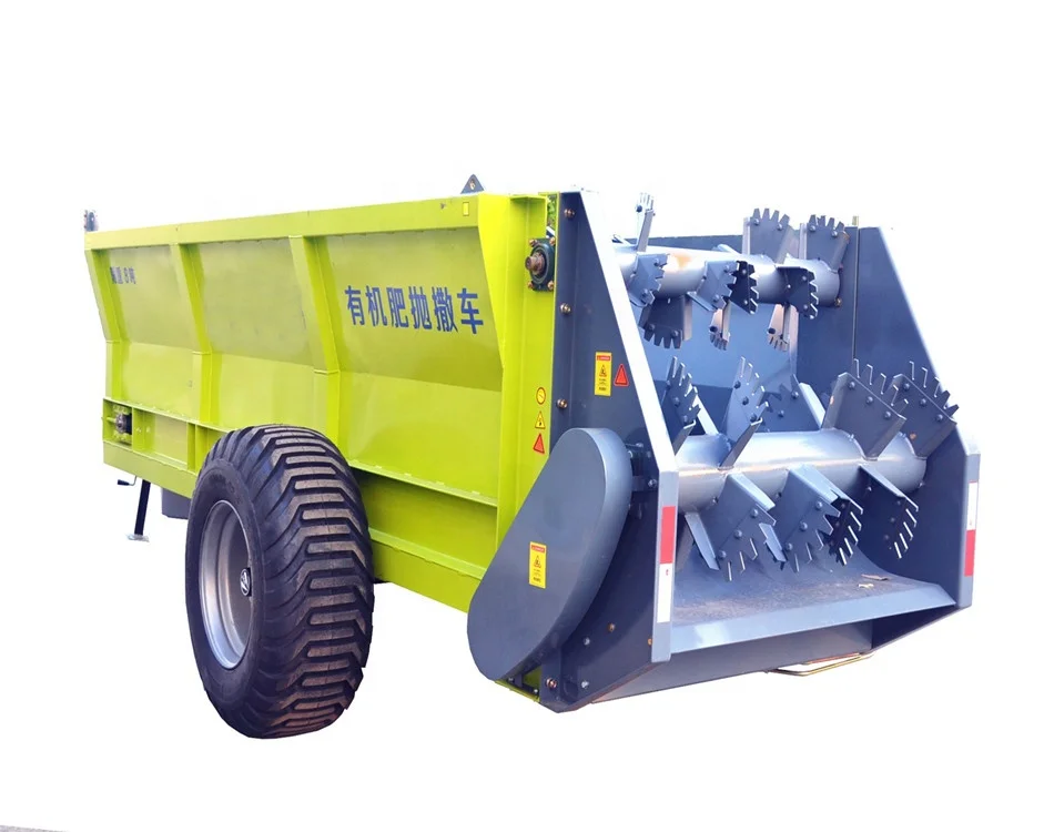 8ton Spreader Manure Trailer From China Hydraulic Multitasking Manure Spreader and Carriage Trailer