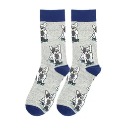 Wholesale professional Casual Funny patterned cartoon animal dog printed socks for women