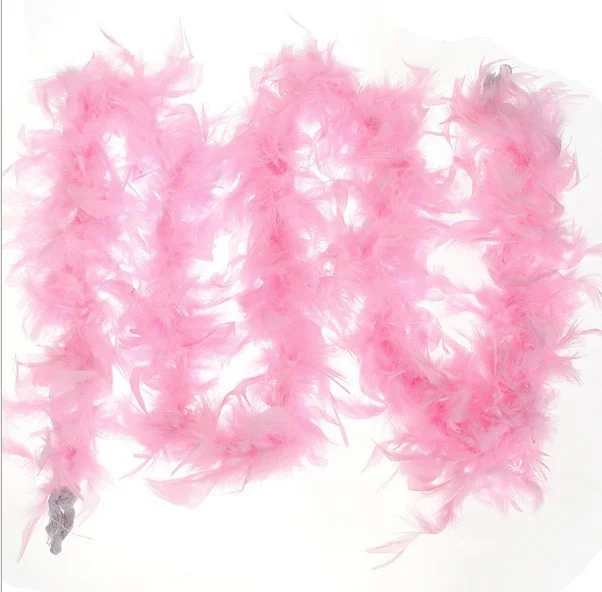 Hot Sale Sexy Turkey Feather Strip Turkry Marabou Feather Boa Colourful for bachelor party