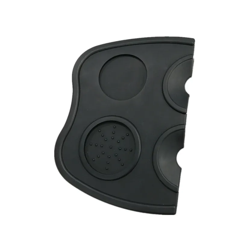 Custom Logo Coffee Tampering Corner Pad Mat Tamp Mat For Coffee Grinders