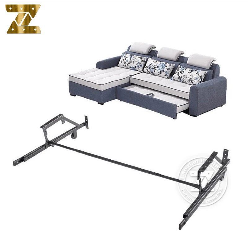 Good Quality Folding Function Lift Push -pull Sofa Bed Mechanism  Sliding Wheell Folding Sofa Hinge Hardware