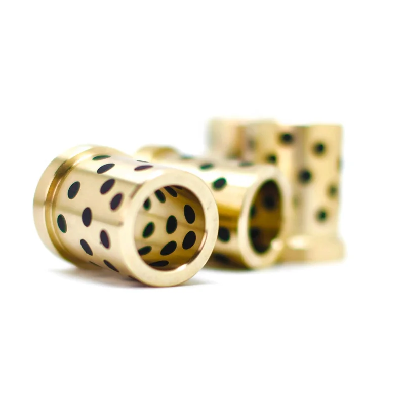 Self Lubricating Bronze Bushing Oilless Free Bushes Graphite bass bushing Graphite Bass Bushing  Oilless Wear Bushes