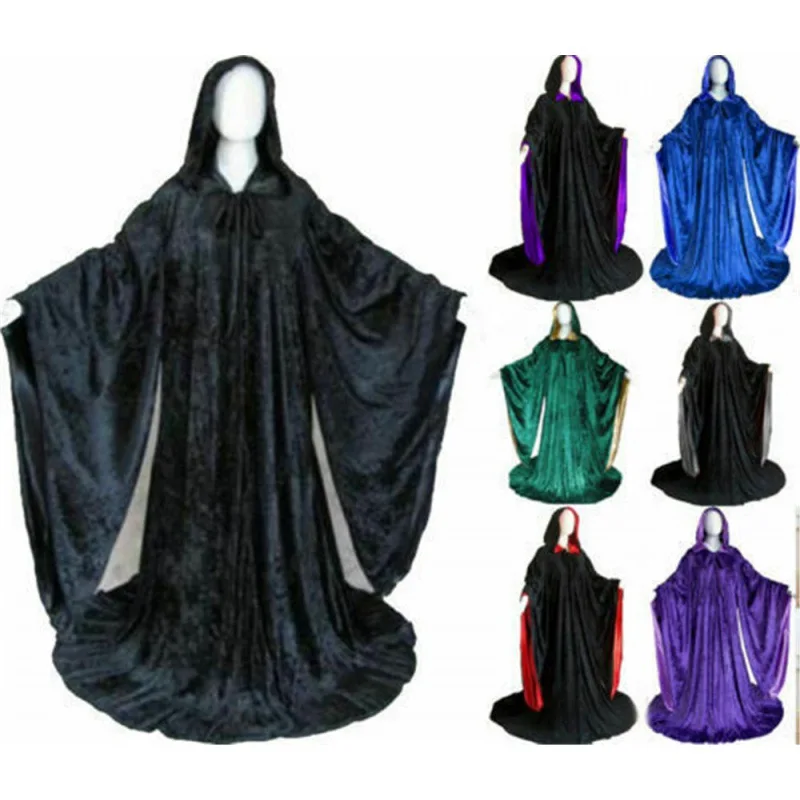 2022 Magic Show Cloak Street Culture Artist Prop Cloak Game Anime Character Velvet Shawl