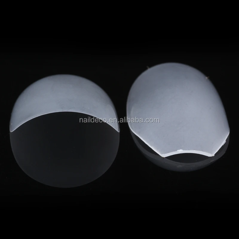 NADECO Super Thin Clear Gel Nail Tips Personalized Wholesale Nail Full Tips 12 Size Coffin Square Soft Gel Press On Nail Tips