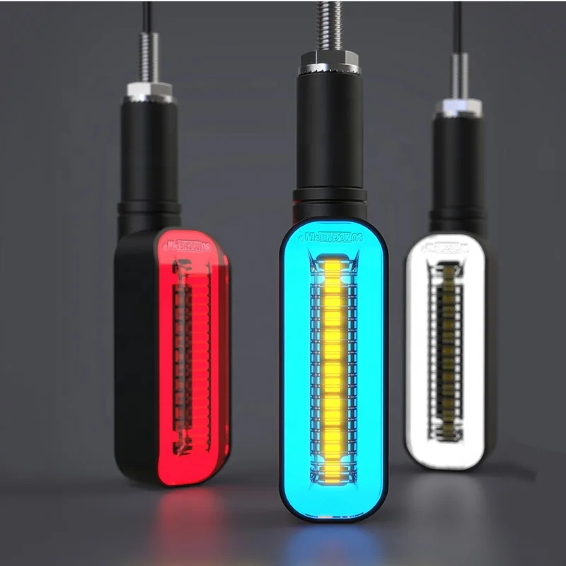 Newest motorcycle modification parts12v custom led tail lights for motorcycle