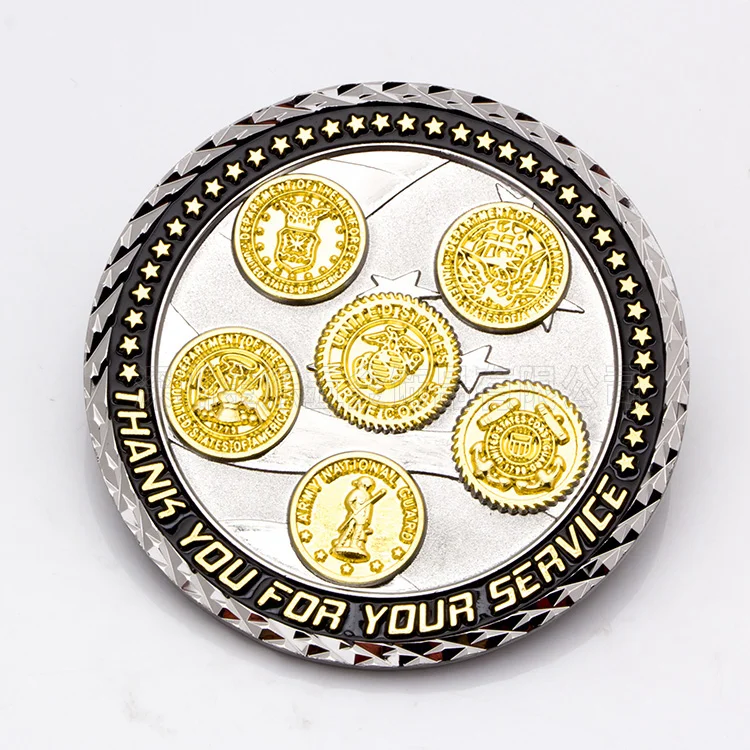 Factory Made Custom Metal US Army Coin