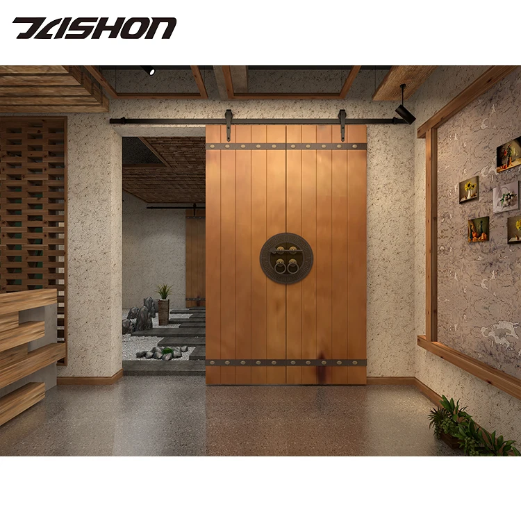 10FT Barn Door Hanging Rail Track Full Set Accessories Sliding Glass Door