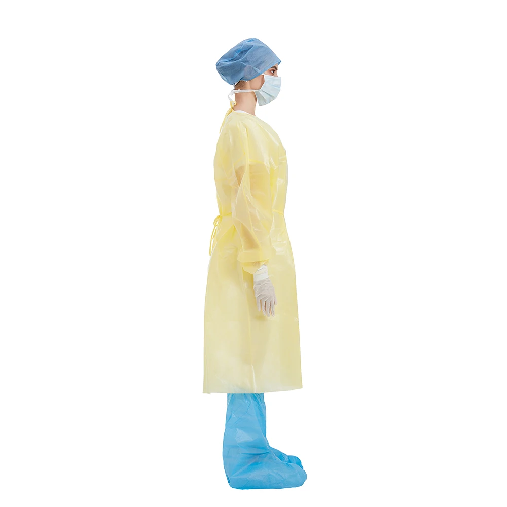 Waterproof Surgical Gowns CE ISO Approved SMS Surgical Gown Disposable Sterile Isolation Gowns Medical Protective Clothing OEM