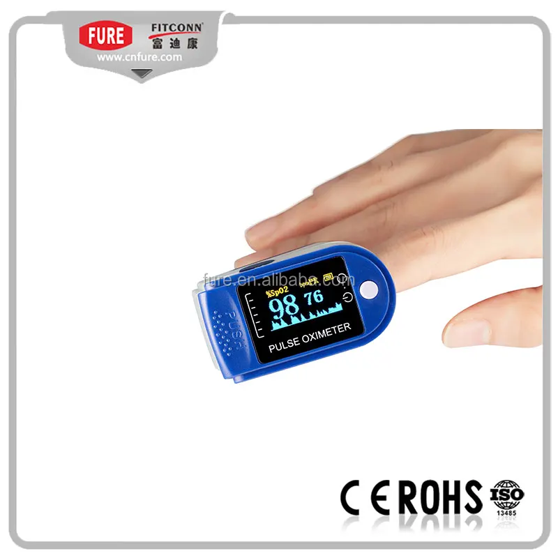 Factory OEM digital OLED display pulse oximeter for home