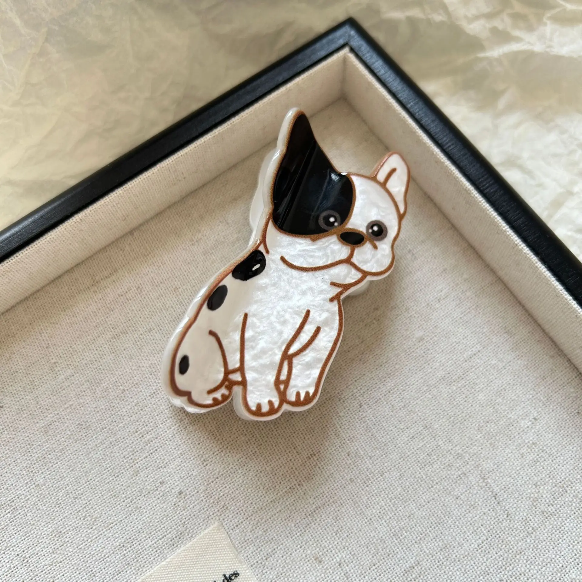 YANYE Cartoon Puppy Cute Corgi French Bulldog Small Dog Acetate Acrylic Shark Grabber Girl Hair Accessories Claw Clips Hairpins