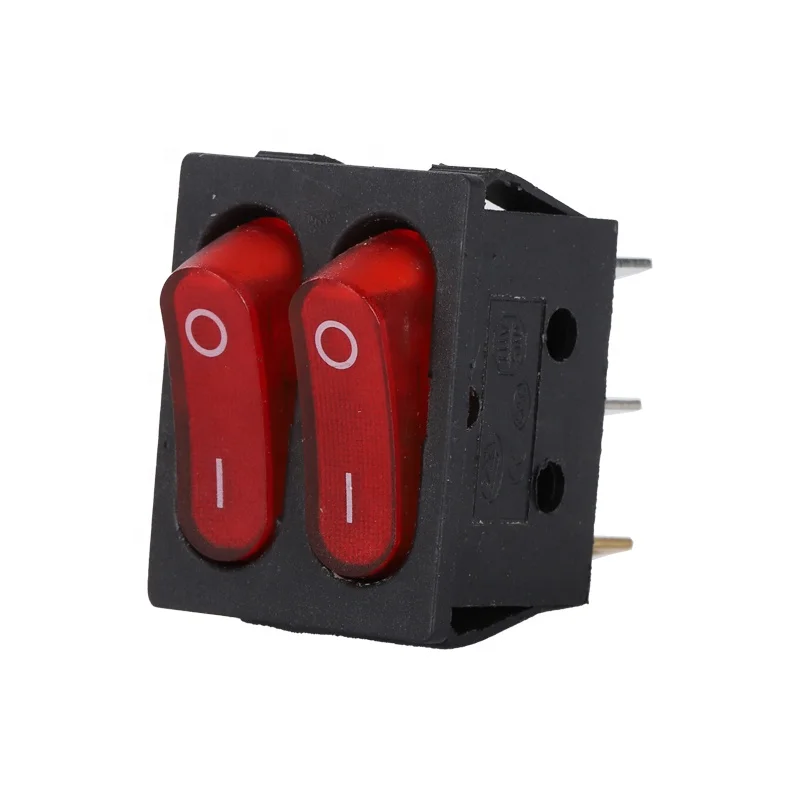 Factory KCD9 15A 250V 20A 125V  6 Pin waterproof Electrical Rocker Switch for Home Appliance Electric Button