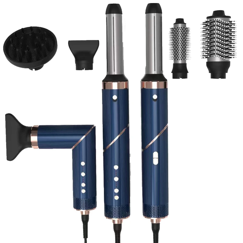 Hair Straightener Hot Air Styler 5 In 1 Hair Dryer Brush Blow Dryer Hot Air Brush One Step Hair Dryer Airwarp