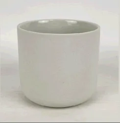 Оптовая продажа, элегантная декоративная банка для свечей, контейнер из матовой глины, уникальная керамическая банка для свечей